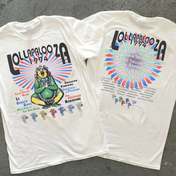 Angel H Other - Lollapalooza Tour Shirt Lollapalooza Music Festival Vintage 1994 T-shirt